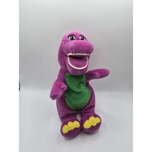 Vintage Barney & friends Small Plush Barney The Dinosaur Beanie Bag